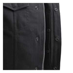 Chaleco de Cuero Sintético Estilo Aventura Otoñal para Hombre, Ropa Exterior con Múltiples Bolsillos, Resistente al Viento, con Botones, Estilo Urbano, Color Personalizado, OEM - Product Image 3