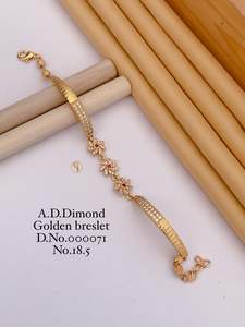 Fantaisie A.D Diamant Or Rose Hath bracelets bijoux wommne - Product Image 2