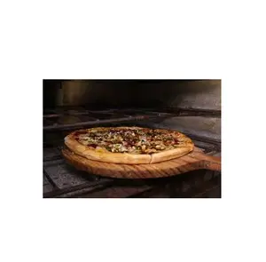 Accessoires de pizza en bois de haute qualité pelle à pizza en acier inoxydable avec manche en bois couleur bois naturel à bas prix