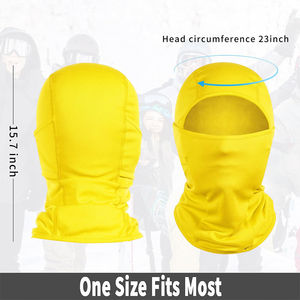 Masque de balaclava chaud Impression de logo personnalisée Tissu respirant Parfait pour les sports d'hiver la moto et les activités de plein air - Product Image 5
