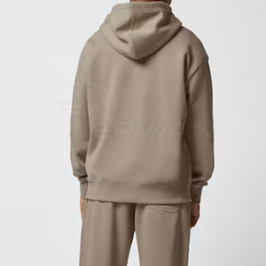 OEM Service 100% coton hommes hiver chaud respirant séchage rapide sweats à capuche dernière conception solide motif col à capuche 300g vente en gros - Product Image 4