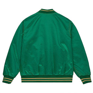 Chaqueta universitaria de satén de poliéster 100% más vendida, chaquetas de béisbol de satén al por mayor, chaquetas de moda de satén 2025 - Product Image 2