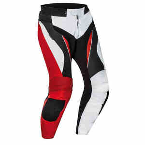 Pantalon de moto pour homme, grande taille, en cuir épais de 1,3 mm, imperméable, coupe-vent, séchage rapide, ignifuge, personnalisé, avec protections CE - Product Image 4