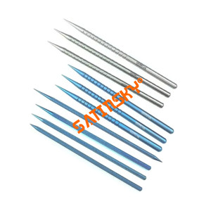 Instruments ophtalmiques microscopiques, pinces pour kystes des glandes tarsales, curette pour chalazion Meyerhoefer, fabriquées en acier AISI 420 - Product Image 4