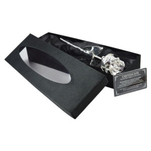 Última moda Rosa natural chapada en plata mejor para aniversario de boda Regalo de Cumpleaños Rosa plateada - Product Image 1