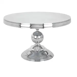 Table centrale latérale en métal finition chromée également disponible en miroir polonais petit coin et table d'appoint en métal pour meubles de maison - Product Image 1