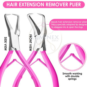 Kit Profesional de Herramientas para Extensiones de Cabello de Acero Inoxidable con Agarre Antideslizante y Cómodo, Opciones de Logotipo y Color Personalizados, Alta Calidad - Product Image 2