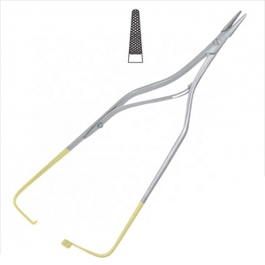 Portaagujas de Acero Inoxidable Arruga TC Recto de 6.25 Pulgadas, Instrumento Quirúrgico de Sutura de Carburo de Tungsteno Reutilizable - Product Image 1