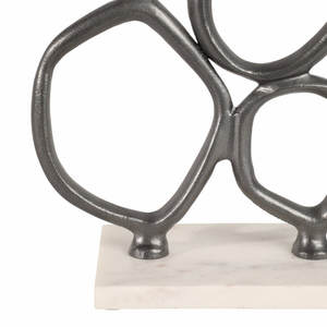 Escultura de Metal de nuevo diseño de alta venta de burbujas para escultura de escritorio de oficina estatua de mesa decorativa decoración del hogar India - Product Image 5