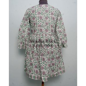 Robe maxi en coton bio, imprimé floral bohème, lavable, tissée à la main, décontractée pour femmes, été - Product Image 5
