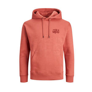 Venta al por mayor OEM ODM temporada de invierno sudaderas con capucha de algodón para hombre tamaño XS tela suave logotipo personalizado impresión nuevo sólido liso teñido - Product Image 1