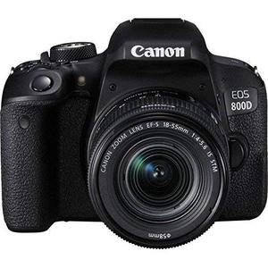 Appareil photo numérique reflex numérique noir reconditionné avec objectif EF-S 18-55 mm F/4-5.6 IS STM pour la photographie et l'enregistrement vidéo - Product Image 6