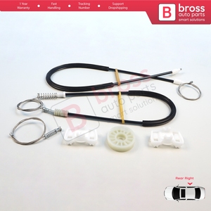 Kit de réparation de lève-vitre électrique BWR540, porte arrière droite pour Sharan MK1 7M Alhambra 7M 7V 1995-2010 Galaxy MK1 1995-2006 7M08394 - Product Image 3