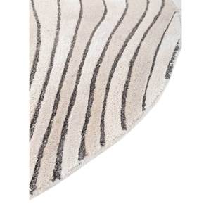 Tapis artisanal en laine et viscose, motif abstrait rayé rectangulaire, pour salon ou couloir, modèle Tra-1212 - Product Image 4