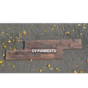 Paneles de Pared 3D Modernos de Madera PANGESTU, Diseño Geométrico, Insonorizantes, Absorbentes de Sonido, Madera de Teca de Indonesia (ID), para Entretenimiento en Villas - Product Image 2