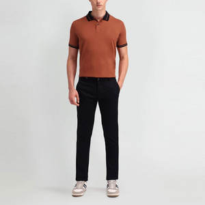 Léger écologique nouveau style hommes Polo T-Shirt tenue à la mode vente en ligne à la mode hommes Polo T-Shirt - Product Image 4