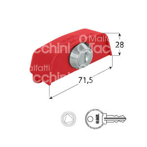 โดมขนาดเล็กพร้อมตัวล็อคสำหรับกุญแจแบบเป็นมิตรกับสิ่งแวดล้อม2ดอก - Product Image 1