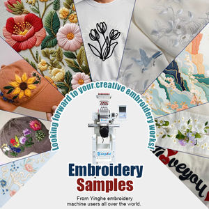 Machine à broder 1 tête 9 aiguilles-900 points/Min, précision 0.1mm, surface 300*500mm, tension de fil automatique - Product Image 6