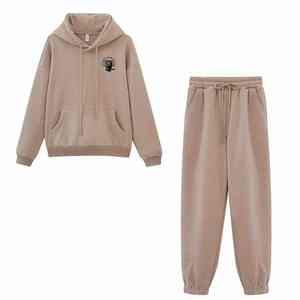 Conjunto Deportivo 2 en 1 Personalizado para Mujer, Cierre con Cordón, Forro Polar, Secado Rápido, Tejido Ecológico para Gimnasio/Correr, Talla Grande - Product Image 3