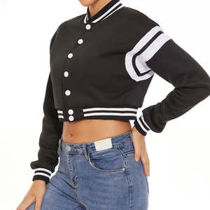 Logo personnalisé OEM conception légère femmes veste d'université en vente pour l'hiver chaud à manches longues femmes veste d'université - Product Image 4