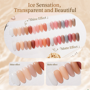 Gel transparent pour ongles, vernis à ongles UV, disco, vernis gel à paillettes personnalisé OEM pour salon de manucure - Product Image 4