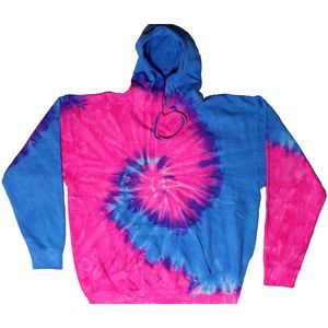 Sweat à capuche homme personnalisable oversize tie dye sweat-shirt en coton noir bleu logo doublé épaule tombante sweat-shirt noir populaire - Product Image 3