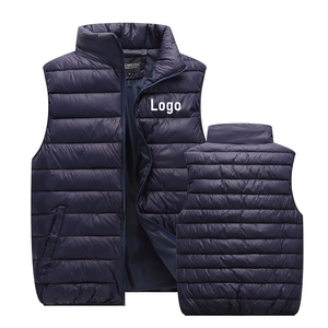 Gilet matelassé OEM de haute qualité pour hommes Gilet matelassé léger et décontracté Bodywarmer en toile coupe-vent réversible et respirant - Product Image 6