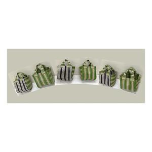 Customised Eco-Friendly Premium Striped Recycled Nylon <b>Tote</b> <b>Bag</b> Daily <b>Travel</b> & Market Use Custom Logo Shopping <b>Bags</b> - Product Image 1