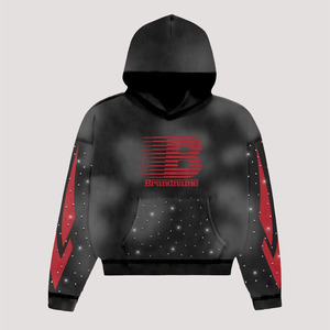 Vente en gros de sweats à capuche délavés vintage avec logo personnalisé de haute qualité en vrac éponge française surdimensionnée 100% coton - Product Image 5