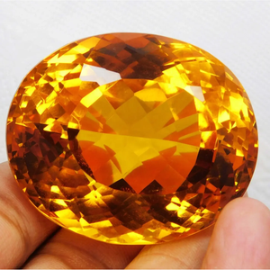 Topacio Amarillo Natural de Calidad AAA+ de 463.35 Ct, Corte Ovalado, Certificado, Piedra Preciosa Suelta de Brasil, Gem225 - Product Image 4