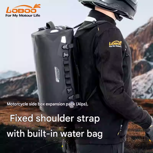 LOBOO Alpine Sac de queue de <span class=keywords><strong>moto</strong></span> étanche Carotte Siège arrière Extension Bagages latéraux Sacoches de voyage - Product Image 3