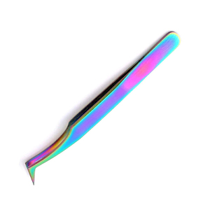 Pinces à cils en titane sur mesure, revêtement couleur, pointe pointue, acier allemand, pinces à cils de salon de beauté - Product Image 5