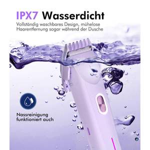 Tondeuse Intime Sans Douleur pour Femme, Épilateur Visage et Corps, Tondeuse Ligne Bikini, Comprend une Tondeuse Sourcils pour Usage Domestique - Product Image 2