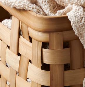 Cesta de almacenamiento de bambú tejida sostenible de tendencia caliente sin tapa para decoración del hogar, cesta natural hecha a mano más vendida - Product Image 3