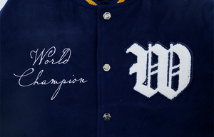 OEM Custom <b>Genuine</b> Leather Sleeve Chenille Embroidery Wool Streetwear Letterman Varsity Jackets for Men - Product Image 6