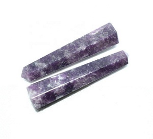 Piedra semipreciosa Premium de punto de cristal curativo de lapidolita de la mejor calidad a la venta - Product Image 1