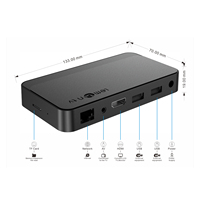 Boîtier TV intelligent Lemon TV L1 Allwinner H313 IATV Android 10 avec applications TV, BT5.4, double Wifi, 100 Lan, vidéo 4K, contrôle 3D, décodeur