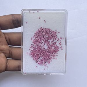 2 มม.2.5 มม.ธรรมชาติ Rubellite สีชมพูทัวร์มาลีนหินเหลี่ยมเพชรพลอยรอบอัญมณี DIY เครื่องประดับทํา Fine คุณภาพสูง AAA - Product Image 2