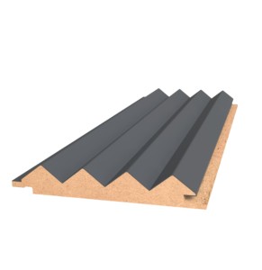 Panel de Pared de Madera MDF Moderno, Elegante, Duradero y Ecológico, Acabado de Lámina de PVC, Fácil Instalación, Revestimiento de Pared Decorativo Extraíble - Product Image 1