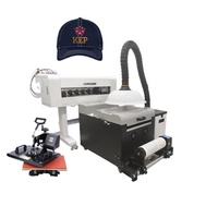 Imprimante DTF XBH 30cm 2 têtes d'impression XP600 à jet d'encre pour machine d'impression sur t-shirts avec agitateur à transfert thermique