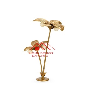 Décor à la maison fini doré fini brillant Sculpture en métal fini doré avec base en marbre noir Accessoires de décoration pour la maison - Product Image 5