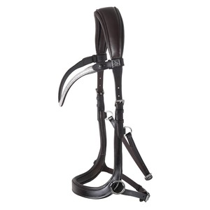 Haute qualité nouvelle bride de cheval multicolore en cuir véritable Snaffle en pleine taille en gros équipement de cheval noir - Product Image 3