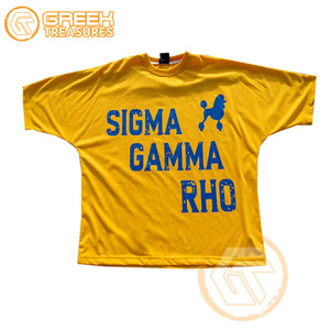 Camiseta Personalizada de la Hermandad Femenina Sigma Gamma Rho, 100% Algodón Jersey, Transpirable de Verano, de Alta Calidad, Manga Corta - Product Image 3