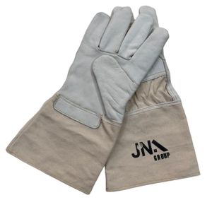 Vente en gros Logo personnalisé Gants de travail Mig en cuir de vache pour hommes Gants de soudage TIG de sécurité de haute qualité certifiés CE avec doublure en coton - Product Image 4