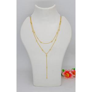 Collar chapado en oro de moda para mujer, diseño Simple, cadena gruesa, cadena de moda, joyería, cadena gruesa chapada en oro de moda - Product Image 1