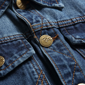 Venta caliente Chaleco de algodón Verano Corto Crop Top Chalecos Outwear Chaquetas Sin mangas Algodón Bolsillo suelto Chaleco de mezclilla Chaqueta Mujer - Product Image 3