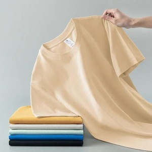 Venta al por mayor de gran tamaño peso pesado gota hombro camiseta para hombres 100% algodón personalizado impreso diseño liso impresión digital de talla grande - Product Image 4