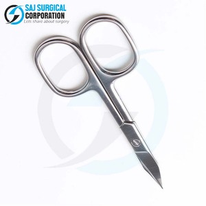 Tijeras ergonómicas para uñas, Mango antideslizante de goma para un recorte sin fatiga durante sesiones largas - Product Image 3