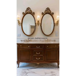 Haute qualité moderne grande taille écologique décoratif sol tenture murale en métal fait à la main forme personnalisée salon miroir - Product Image 5