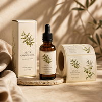 Étiquettes d'emballage pour tubes de bougies à marque privée, en papier texturé, avec marquage à chaud, pour boîtes cylindriques de parfums d'intérieur de luxe, fourniture OEM